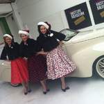 The Spinettes Photoshoot London Motor Museum 2